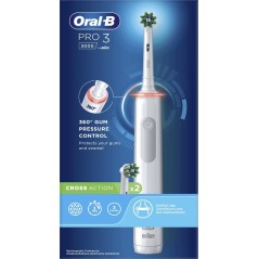 Discover the Oral-B PRO 3 3000 Cross Action White Edition Toothbrush – Superior Cleaning for a Bright Smile!